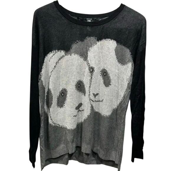 Kensie Panda Bear Lightweight Sweater, Size XL, New with Tag MSRP $89 - Picture 1 of 7